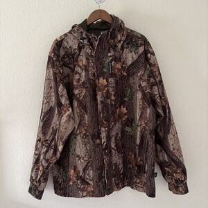 Rivers West Pioneer Widowmaker Waterproof Camo Hunt Jacket Camouflage Fleece L